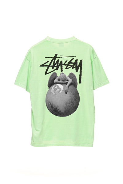 ANGEL 50-50 SS TEE - Pigment Washed Green | Stussy AU ...