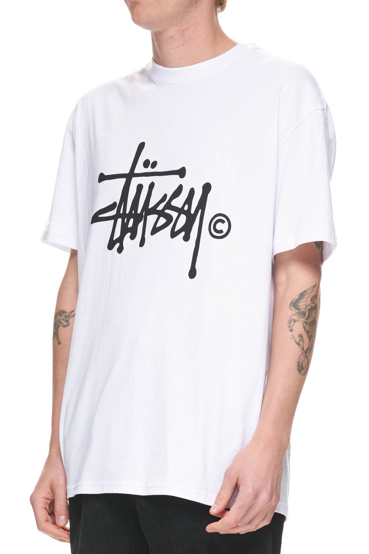 SOLID GRAFFITI C SS TEE - White | Stussy AU - Stüssy Australia