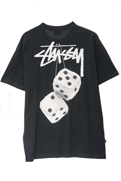 Stussy Fuzzy Dice Tee - Black